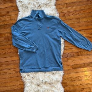 Ralph Lauren Blue Long Sleeve Polo Shirt